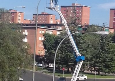 Farolas Moratalaz
