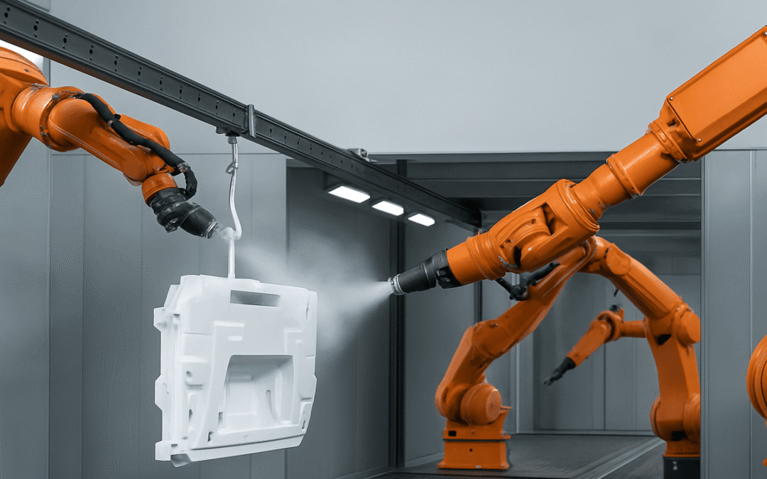 Automatización en la aplicación de pintura industrial